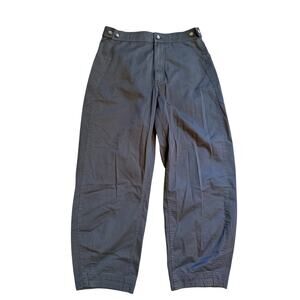 Everlane the fatigue barrel pant black size 10